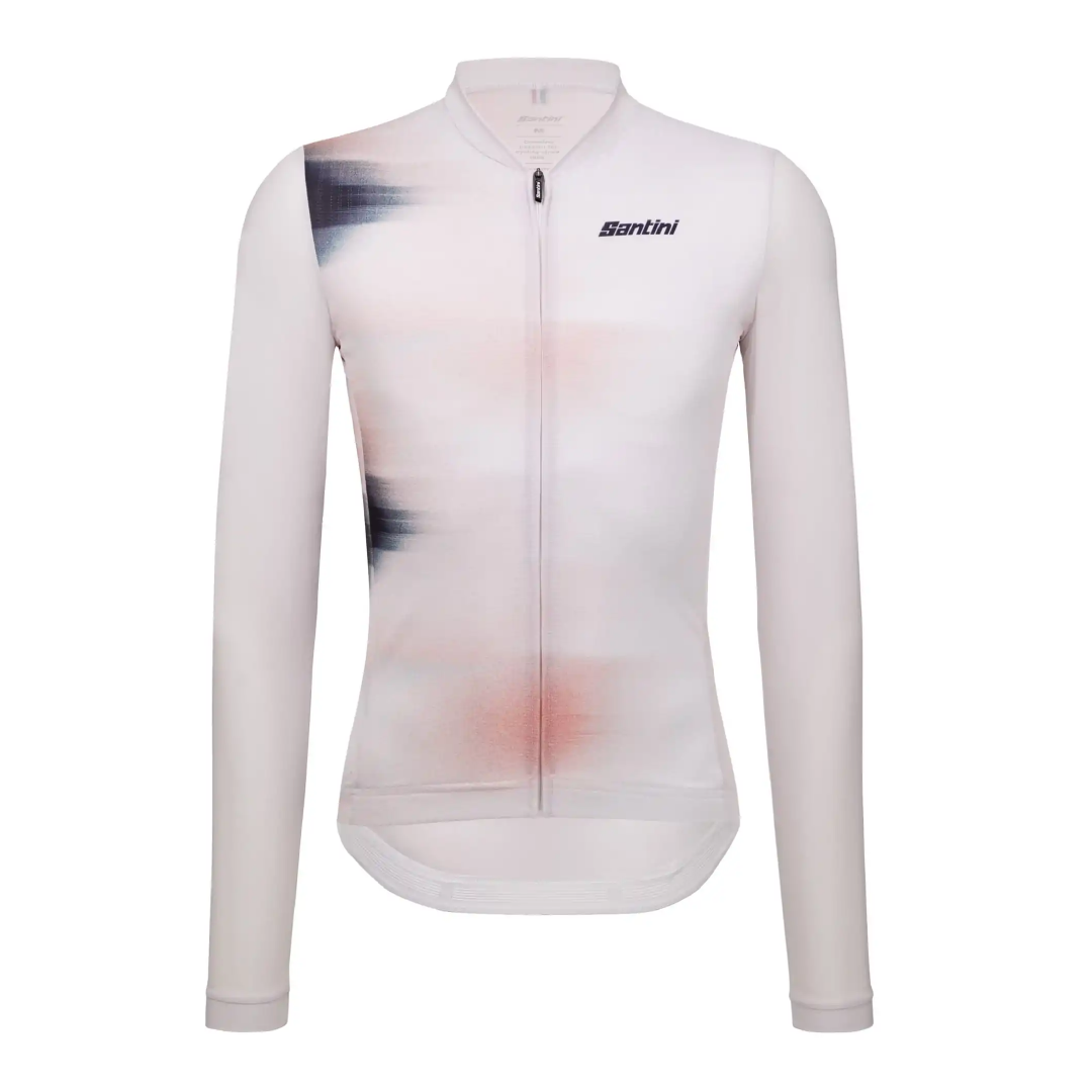 Ombra Eco Sleek - Unisex Long Sleeve White Jersey